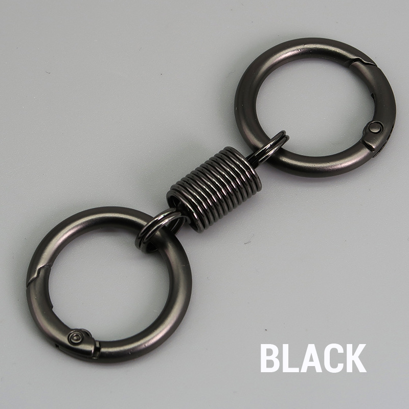 (🔥2025 Last Day Promotion - 49% off)Nordic Retro Spring Double Ring Keychain
