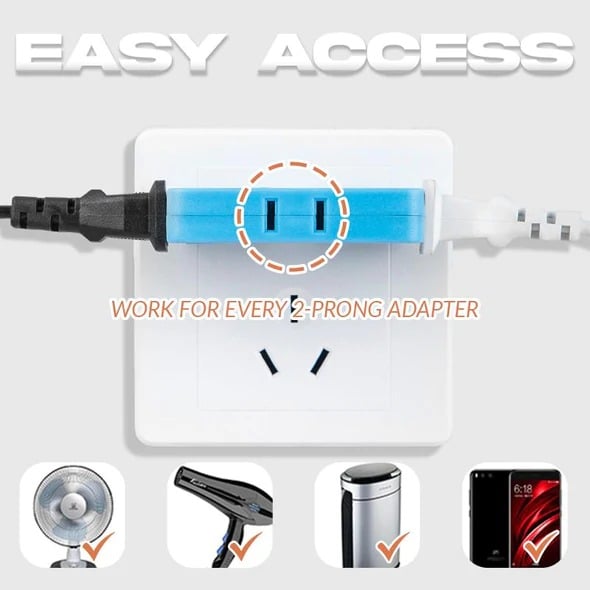 (🔥2025 Last Day Promotion - 49% off)2024-180 Degrees Rotatable Socket Converter