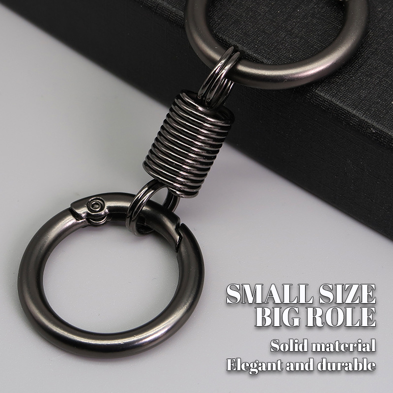 (🔥2025 Last Day Promotion - 49% off)Nordic Retro Spring Double Ring Keychain