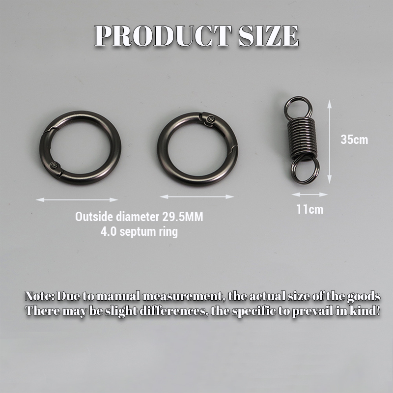 (🔥2025 Last Day Promotion - 49% off)Nordic Retro Spring Double Ring Keychain